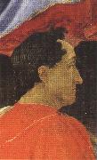 Sandro Botticelli Mago wearing a red mantle (mk36)